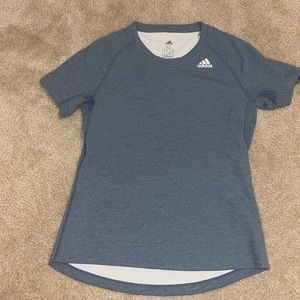 Light blue athletic Adidas shirt